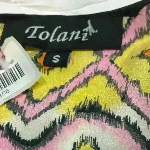 Tolani 100% Silk. Size: S; Tribal, geometric, burning man, Aztec, Southwestern - Picture 6 of 8